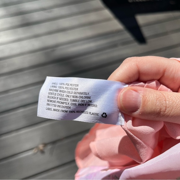 LoveShackFancy Springtime Pink Floral Puff Sleeve Dress - Picture 6 of 6